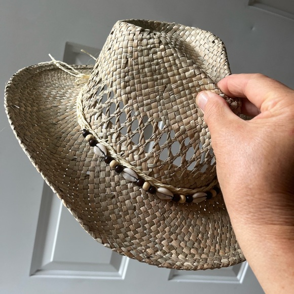 Western Style Wide Brim Cowgirl Hat Summer Sunshade Breathabl... - Picture 5 of 10